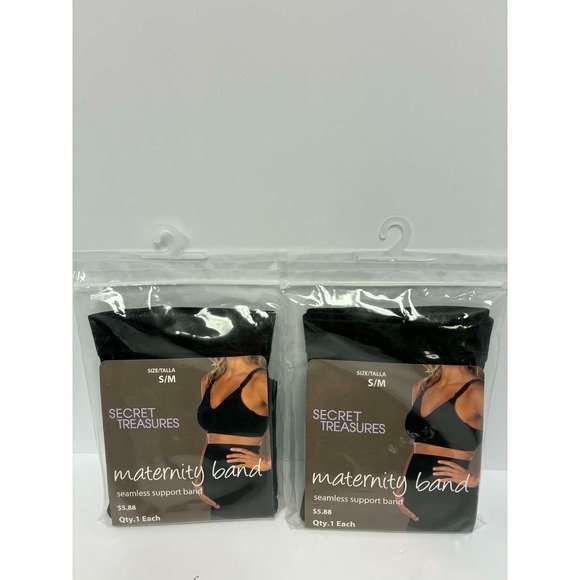 Secret Treasures Other - Secret Treasures Maternity Band Seamless Support S/M 2-Pack Pregnancy Belly